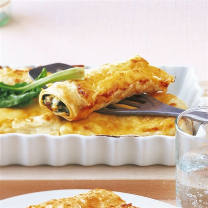 Cannelloni mit Spinat