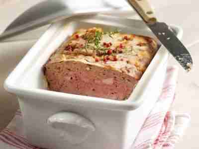Terrine mit Schweinefleisch