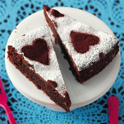 Schokoladenkuchen mit Mandeln