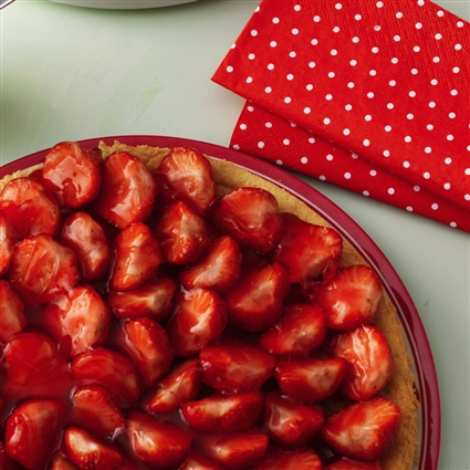 Erdbeerbiskuitkuchen