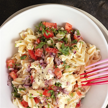 Nudelsalat mit Koriander