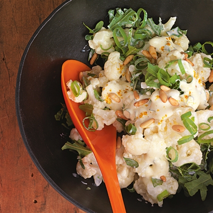 Kalorienarmer Blumenkohlsalat