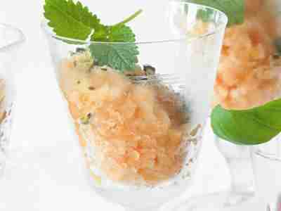 Orangen-Aperol-Granita