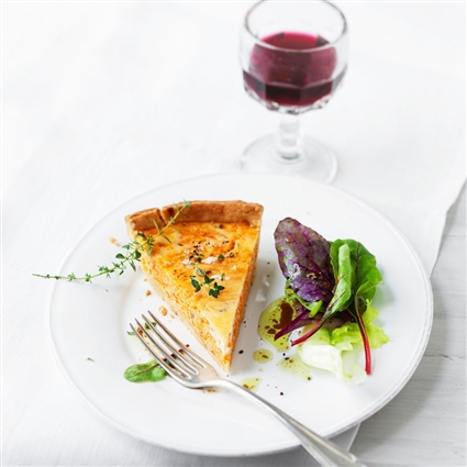 Pikanter Kürbis-Käse-Kuchen