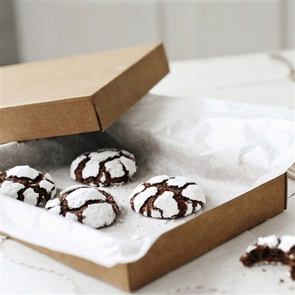Schwarz-Weiss-Cookies mit Walnüssen
