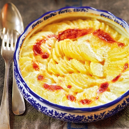 Kartoffelgratin mit Gruyère