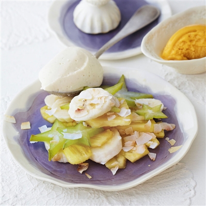 Drei-Sterne-Obstsalat