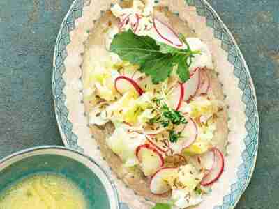 Kohlrabisalat mit Schwarzkümmel