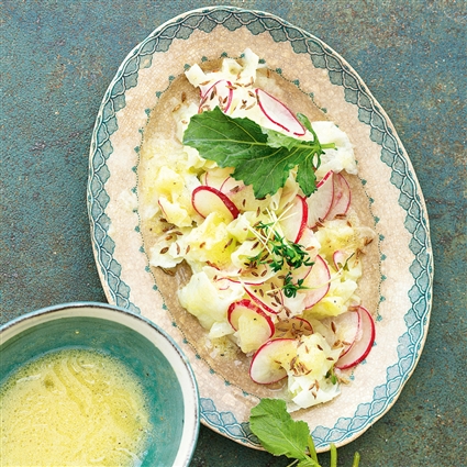 Kohlrabisalat mit Schwarzkümmel