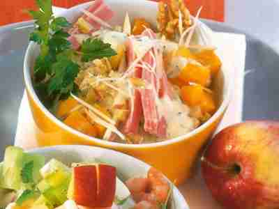 Kürbis-Apfel-Salat