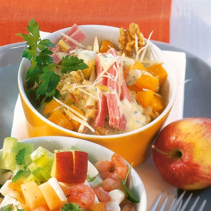 Kürbis-Apfel-Salat