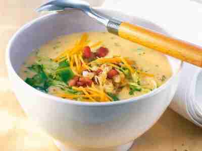 Zucchini-Käse-Suppe