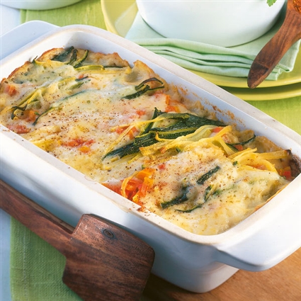 Möhren-Zucchini-Auflauf