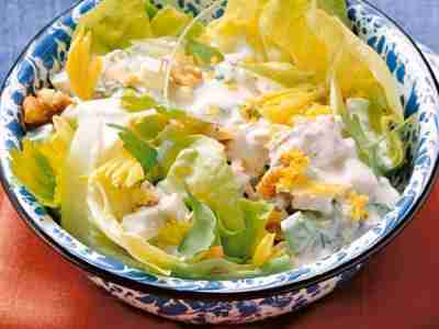 Hühnersalat mit Zitronenmayonnaise