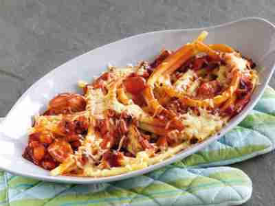 Makkaroni-Tomaten-Auflauf