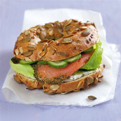 Lachs-Bagel