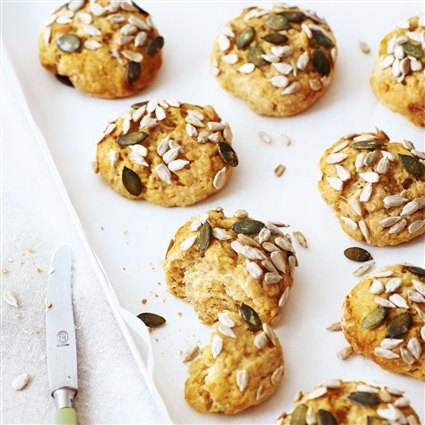 Pastinaken-Ingwer-Brötchen