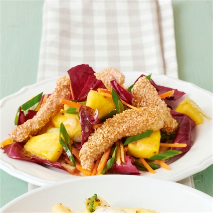 Radicchio-Puten-Salat