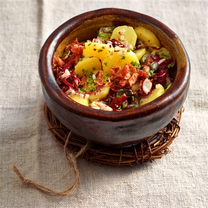 Kartoffelsalat mit Radicchio