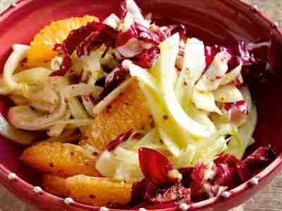 Radicchio-Fenchel-Salat mit Orangen