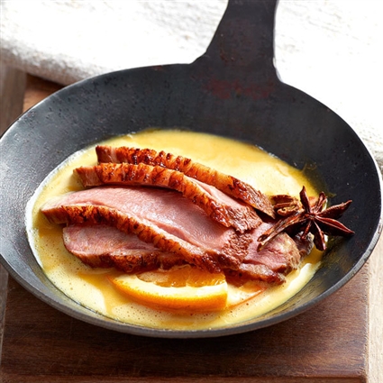 Entenbrust in Zimt-Anis-Sauce