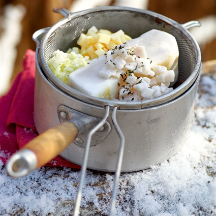 Apfel-Zwiebel-Schmalz mit Grieben