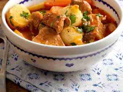 Kalbsragout mit Wurzelgemüse