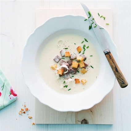 Meerrettichrahmsuppe mit Tafelspitz