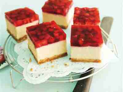 Cheesecake mit Erdbeeren