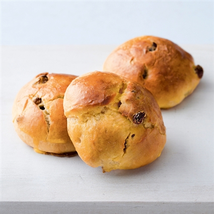 Quark-Rosinen-Brötchen