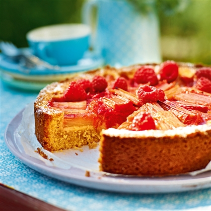 Linzer Rhabarberkuchen