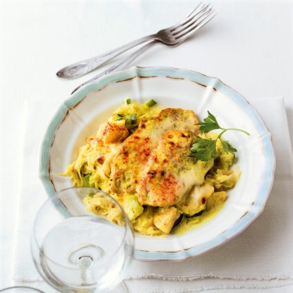 Schnitzeltopf mit Sauerkraut