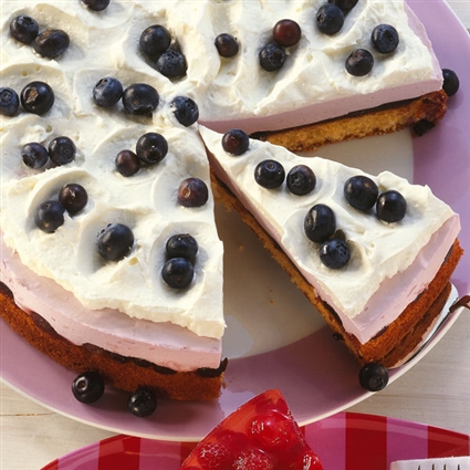 Heidelbeer-Kefir-Torte