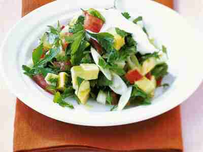 Petersiliensalat mit Avocado