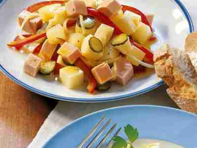 Schwäbischer bunter Wurstsalat