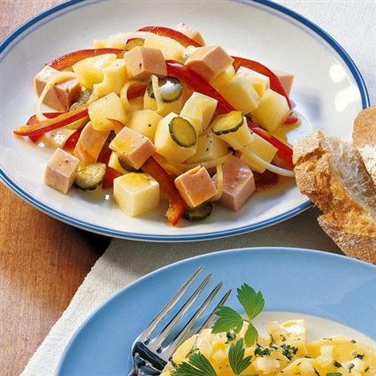 Schwäbischer bunter Wurstsalat