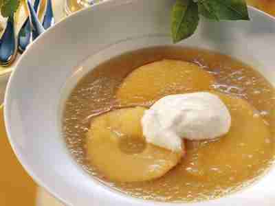 Kalte Apfelsuppe