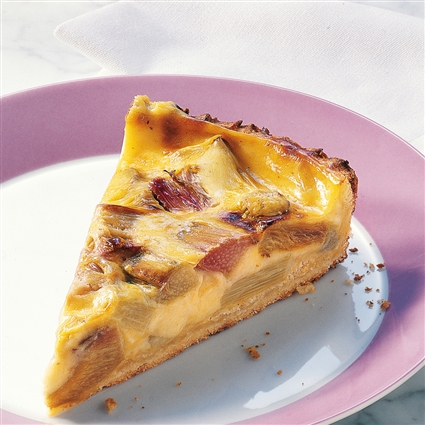 Schwäbischer Rhabarberkuchen