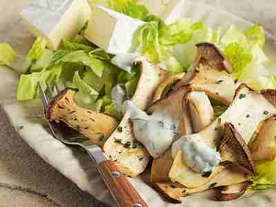 Käse-Pilz-Salat