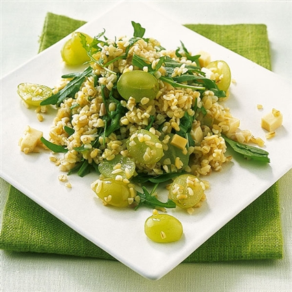Bulgursalat mit Bergkäse