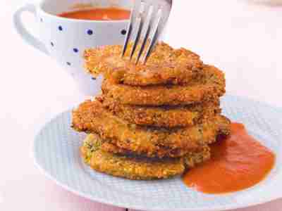 Goldtaler mit Tomatensauce
