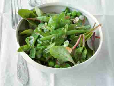 Grüner Gemüsesalat