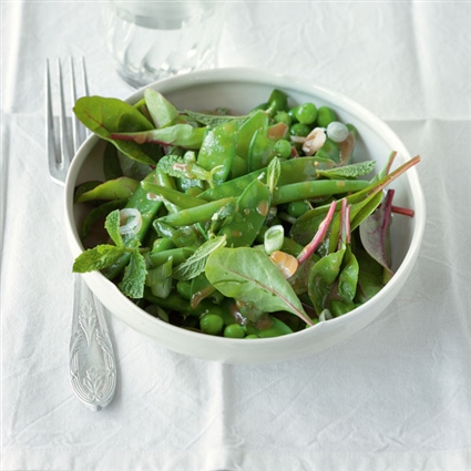 Grüner Gemüsesalat