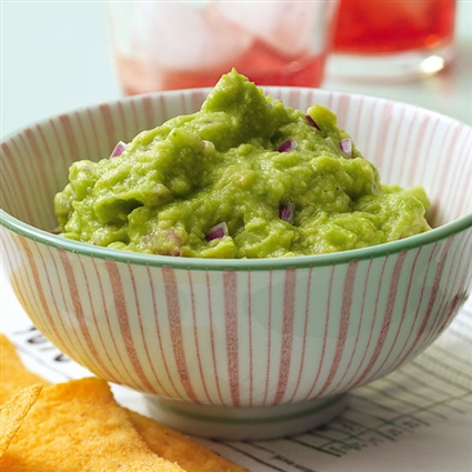 Guacamole aus reifen Avocados