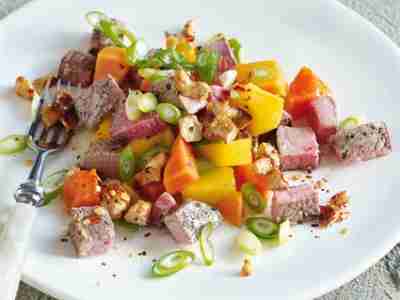 Fruchtiger Kalbfleischsalat
