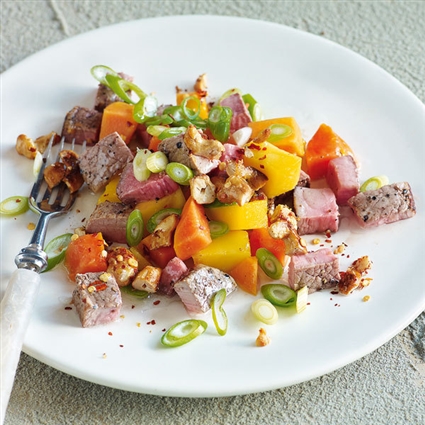 Fruchtiger Kalbfleischsalat