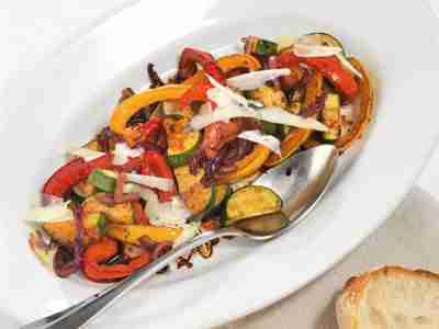 Zucchini-Paprika-Salat