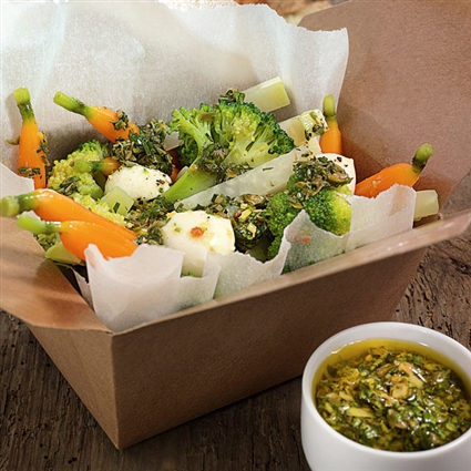 Warmer Gemüsesalat