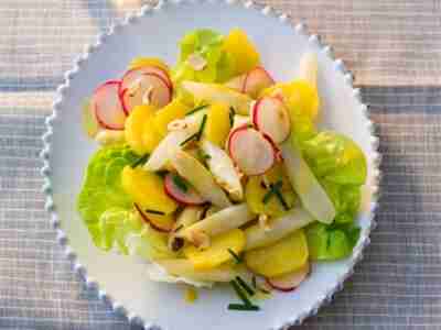 Veganer Spargel-Kartoffelsalat