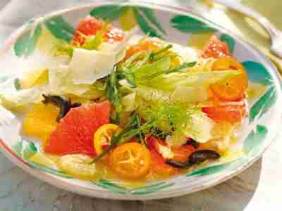 Salat aus gemischten Zitrusfrüchten